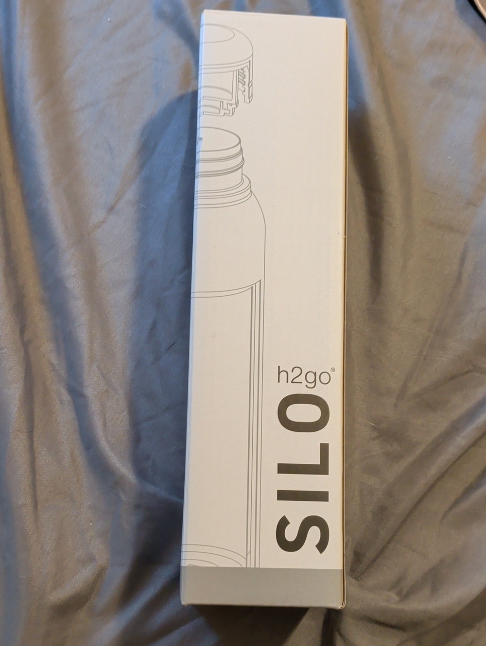 h2go SILO Gray Home Accent Bottle Stainless Steel